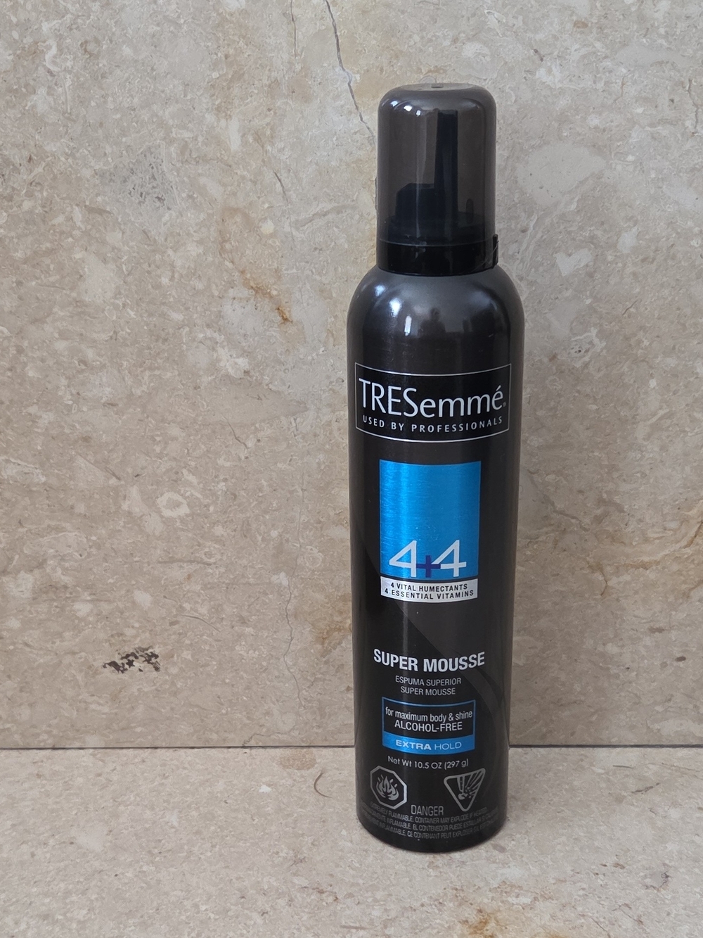 TRESemmé 4+4 Hair Styling Super Mousse Extra Hold Alcohol-Free 10.5 oz New